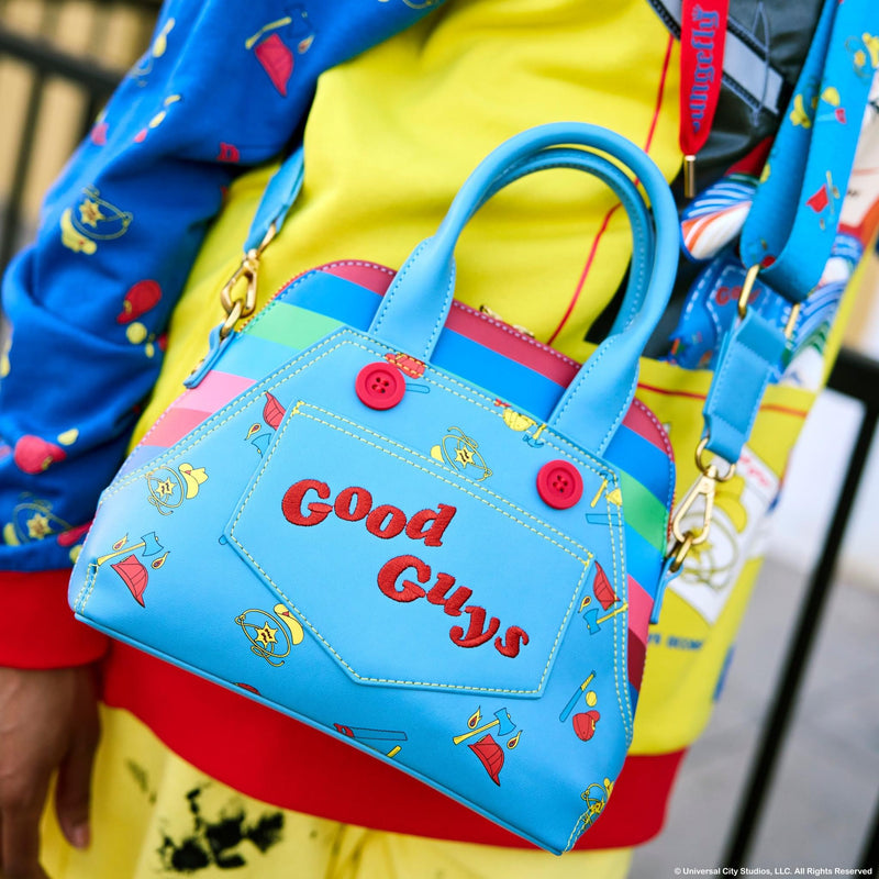 Load image into Gallery viewer, Loungefly Childs Play Chucky Cosplay Crossbody
