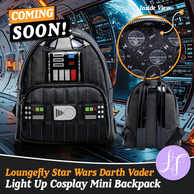 Loungefly Star Wars Darth Vader Light Up Cosplay Mini Backpack