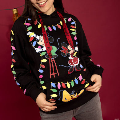 Loungefly Disney Mickey's Light Up Decorations Hooded Sweatshirts