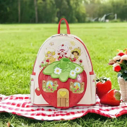 Loungefly Strawberry Shortcake Strawberry House Mini Backpack