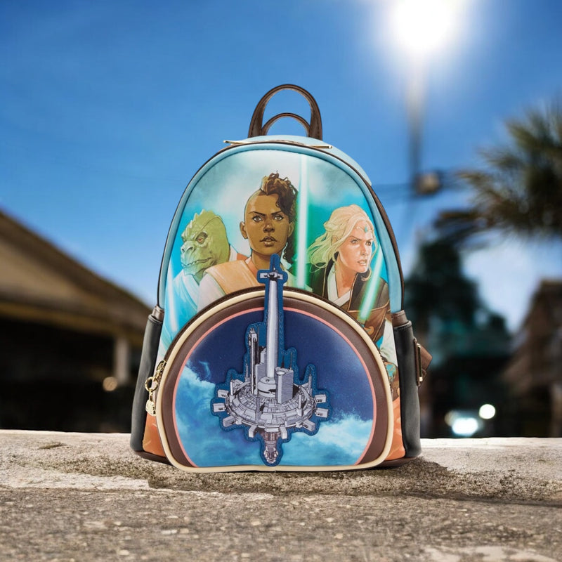 Load image into Gallery viewer, Loungefly Star Wars The High Republic Comic Cover Mini Backpack
