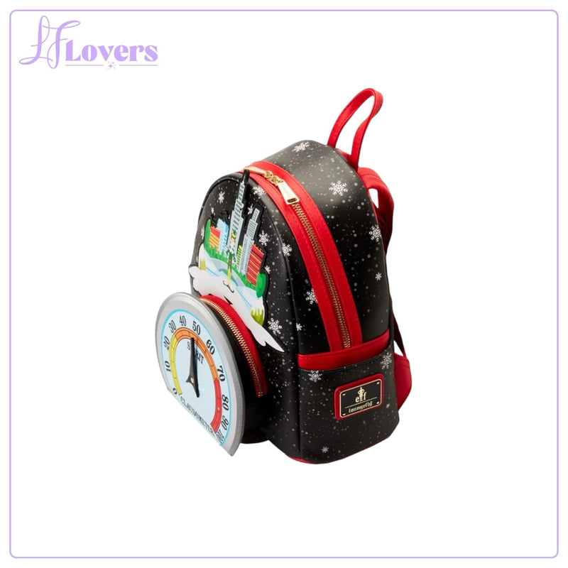 Load image into Gallery viewer, Loungefly Elf Clausometer Light Up Mini Backpack
