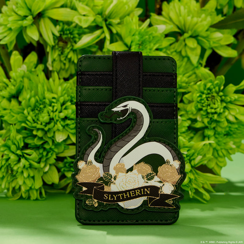 Load image into Gallery viewer, Loungefly Warner Brothers Harry Potter Slytherin House Tattoo Card Holder
