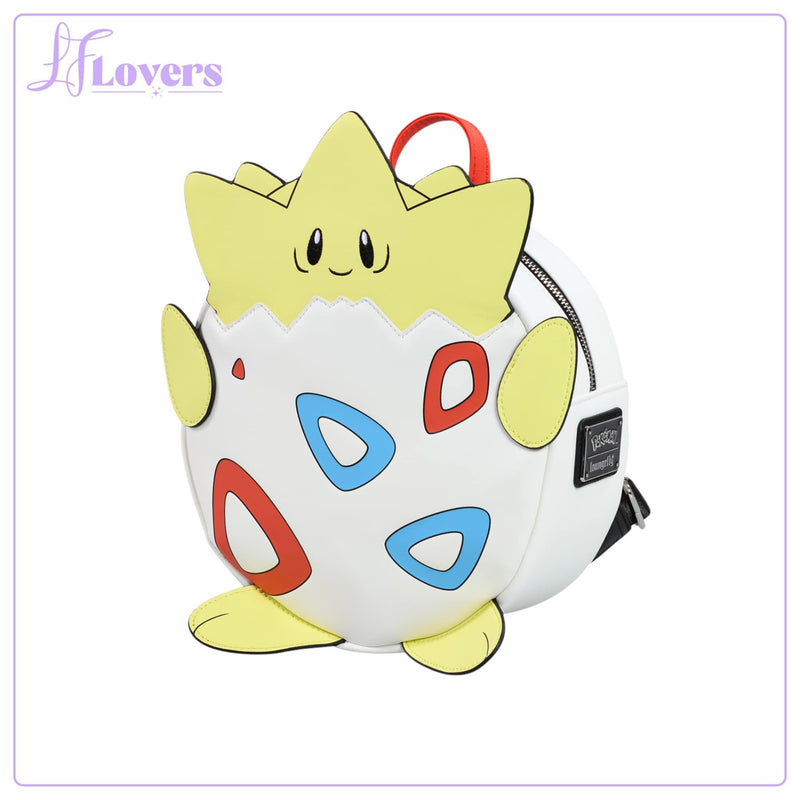 Load image into Gallery viewer, Loungefly Pokemon Togepi Mini Backpack
