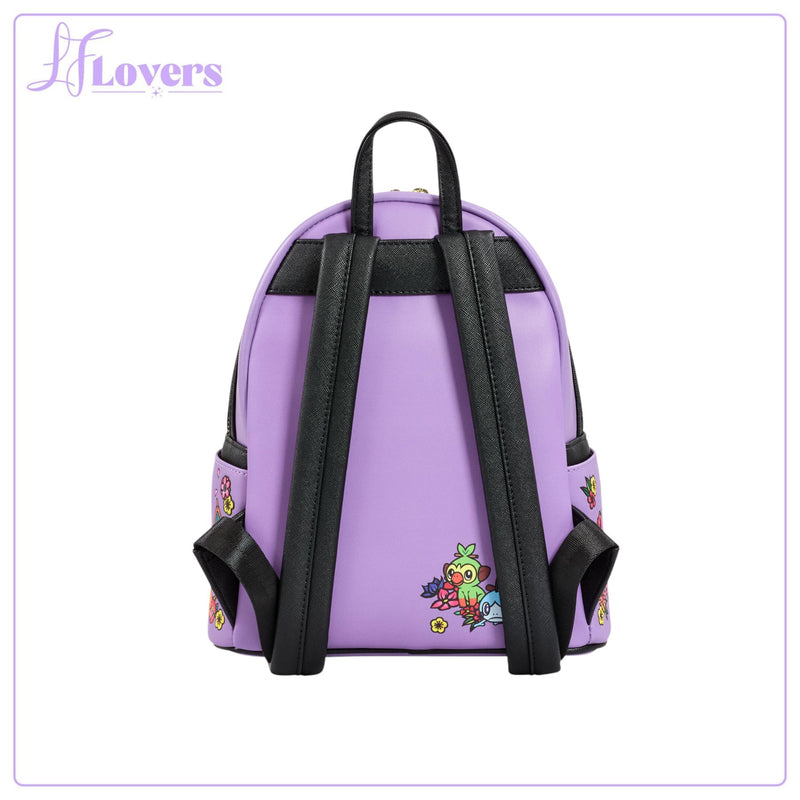 Load image into Gallery viewer, Loungefly Pokémon Gengar Floral Characters Mini Backpack
