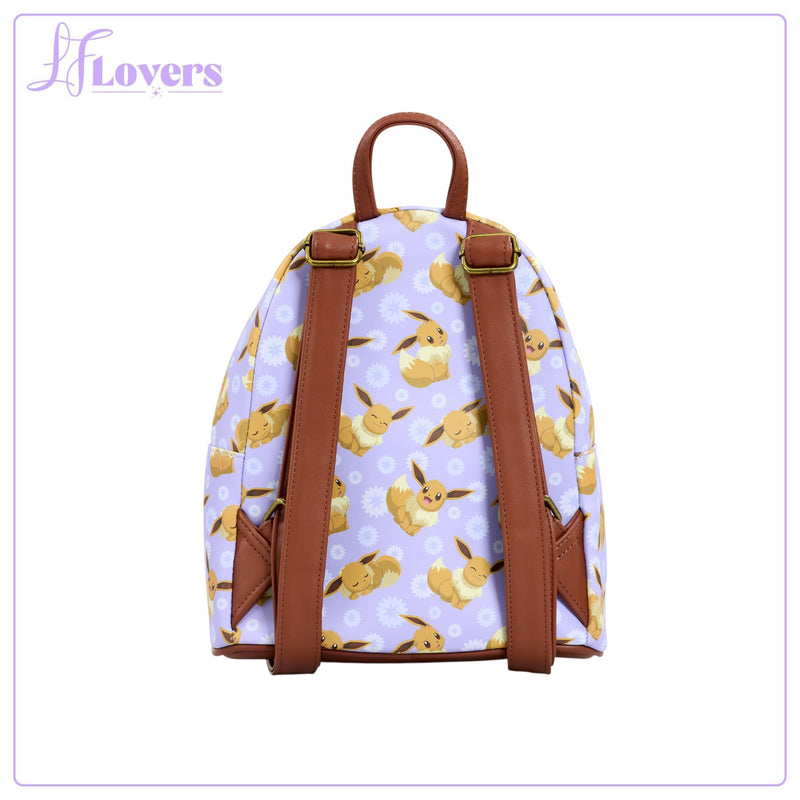 Load image into Gallery viewer, Loungefly Pokémon Eevee All Over Print Mini Backpack
