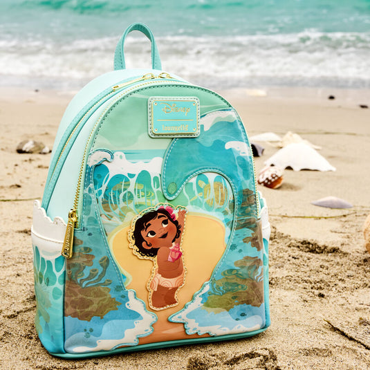 Loungefly Disney Moana Ocean Waves Mini Backpack