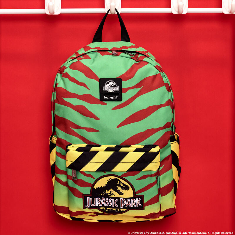 Load image into Gallery viewer, Loungefly Jurassic Park Camo Full Size Nylon Backpack

