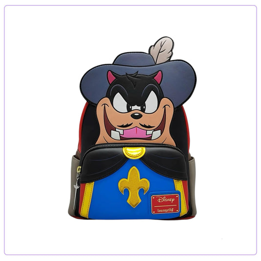 Loungefly Disney Three Musketeers Pete Villain Cosplay Mini Backpack