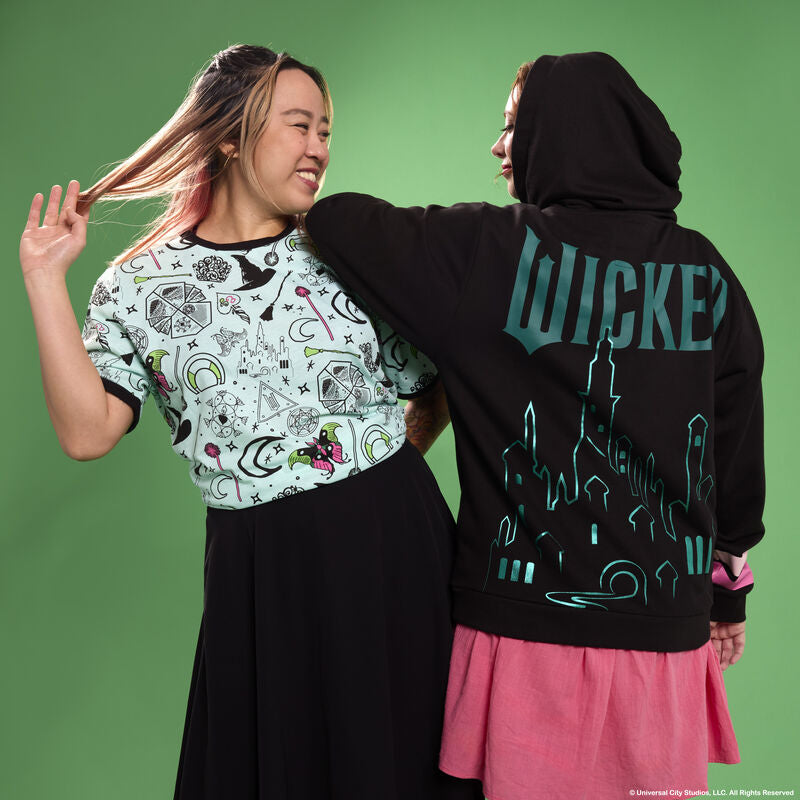 Load image into Gallery viewer, Loungefly Wicked Good vs Bad Hoodie
