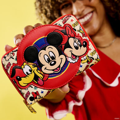 Loungefly Disney Mickey And Friends Classic Zip Around Wallet