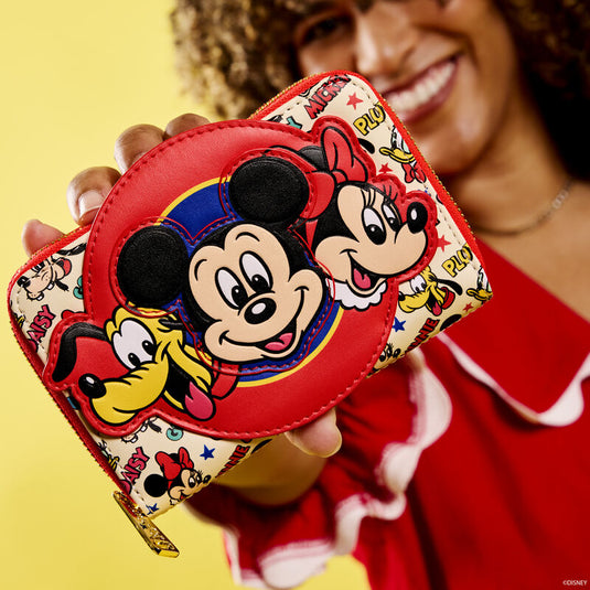 Loungefly Disney Mickey And Friends Classic Zip Around Wallet