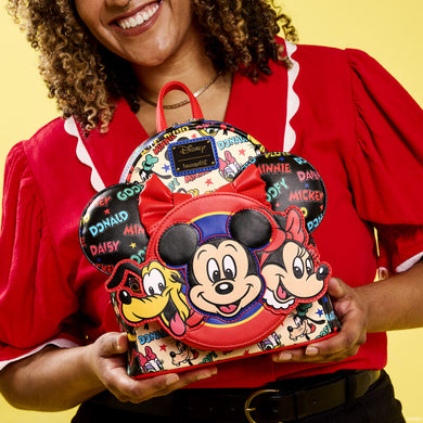 Loungefly Disney Mickey And Friends Classic Ear Holder Mini Backpack Combo