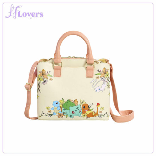 Loungefly Pokémon Mew & Kanto Starters Crossbody Bag