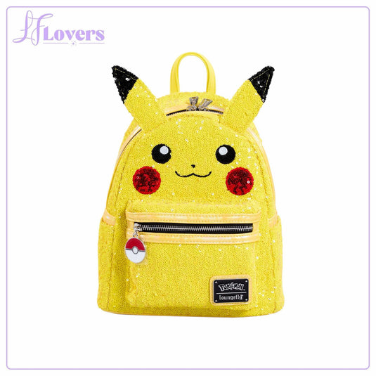 Loungefly Pokemon Pikachu Sequin Cosplay Mini Backpack