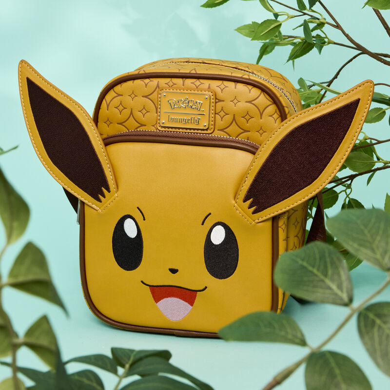 Load image into Gallery viewer, Loungefly Pokemon Eevee Cosplay Passport Bag
