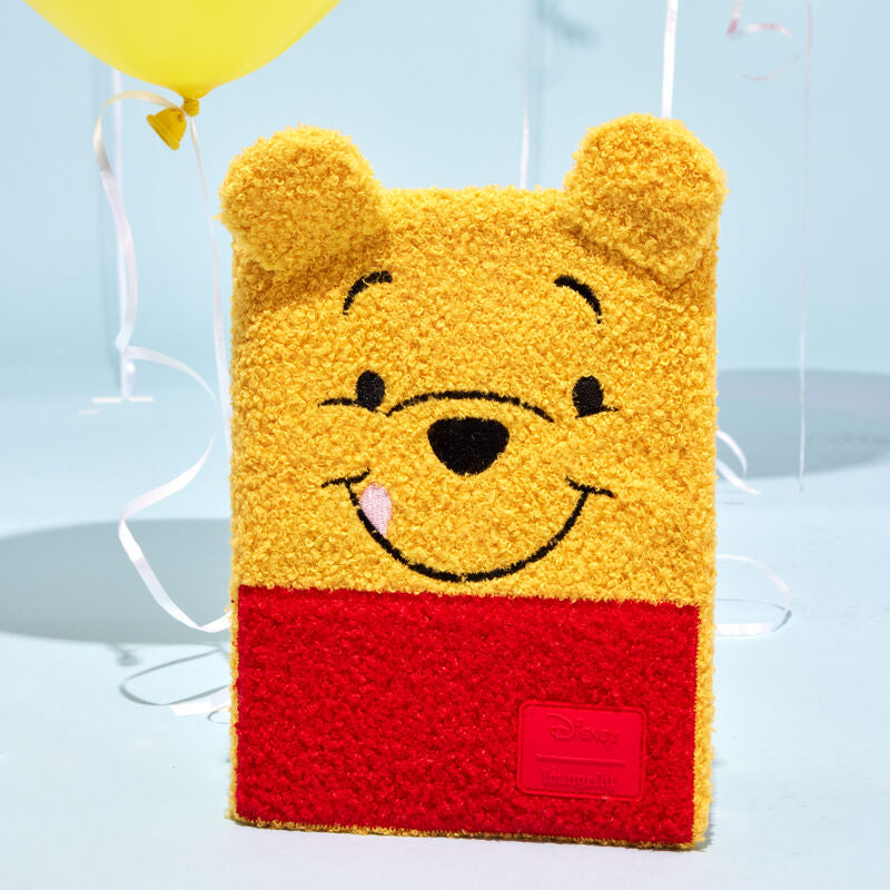 Load image into Gallery viewer, Loungefly Disney Winnie the Pooh Cosplay Plush Refillable Stationery Journal
