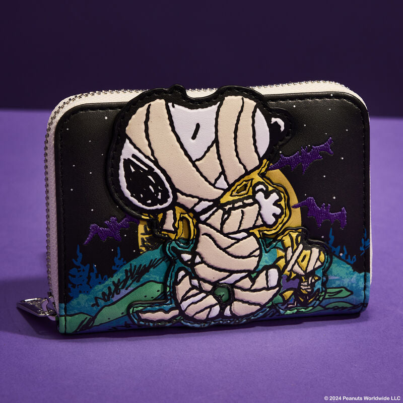 Load image into Gallery viewer, Loungefly Peanuts Snoopy Mummy Zip Around Wallet - PRE ORDER
