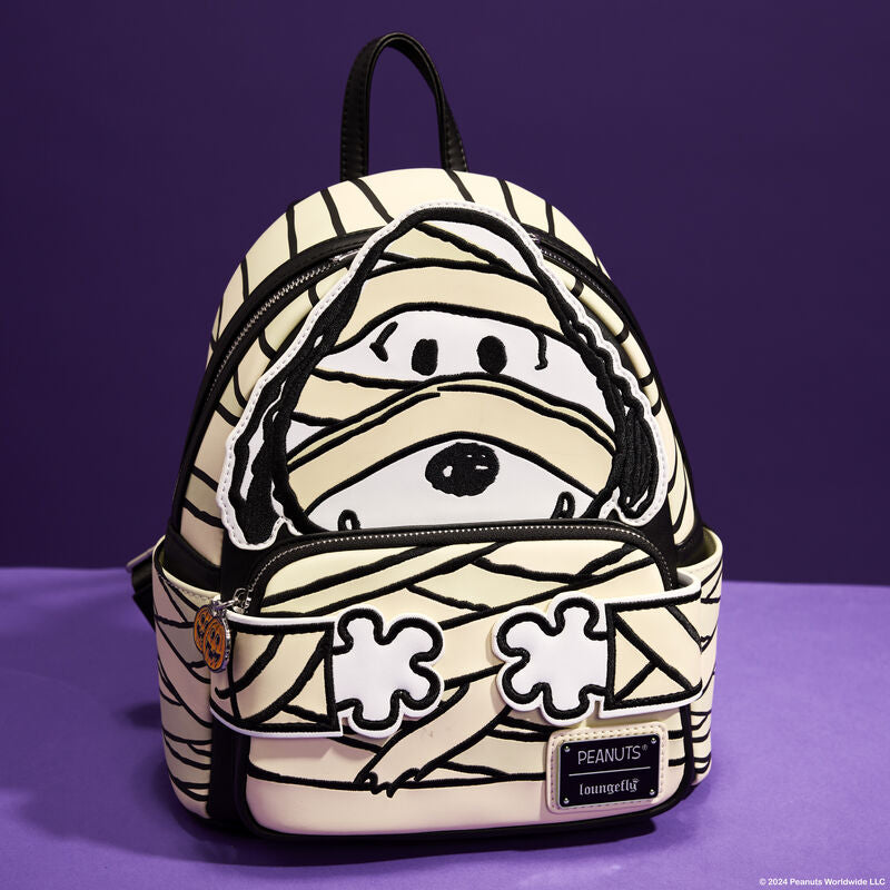 Load image into Gallery viewer, Loungefly Peanuts Snoopy Mummy Cosplay Mini Backpack -PRE ORDER
