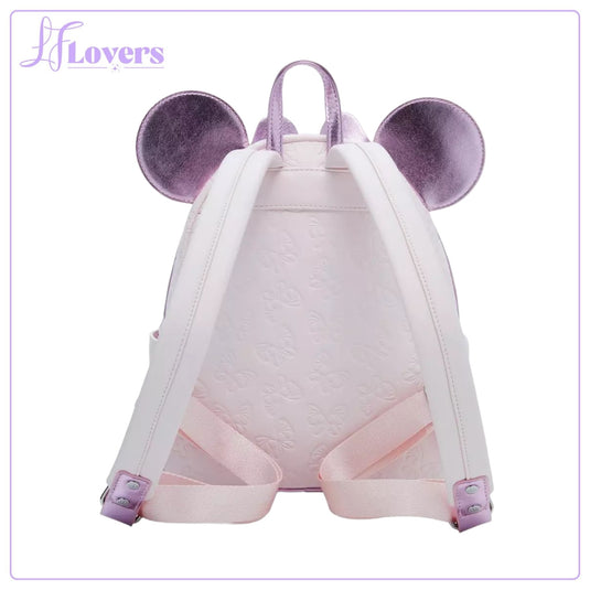 Loungefly Disney Minnie Mouse Pink Butterfly Mini Backpack - LF Lovers