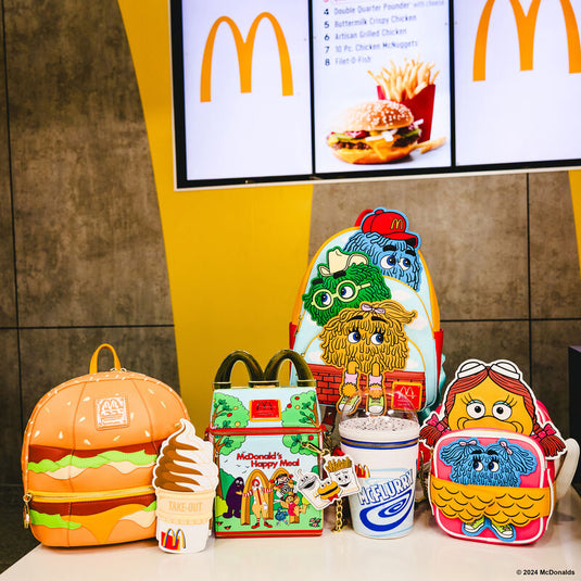 Loungefly Mcdonalds Triple Pocket Fry Guys Mini Backpack - LF Lovers