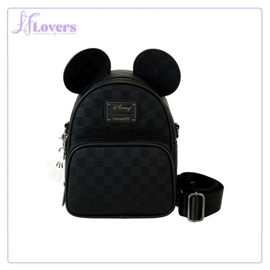 Loungefly Disney Mickey Ear Evergreen Convertible Crossbody