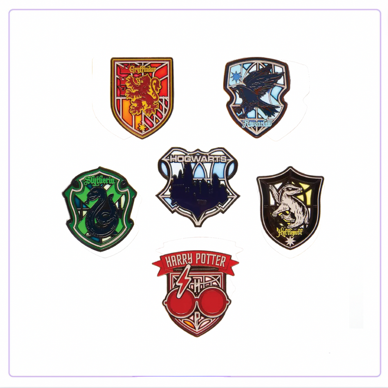 Load image into Gallery viewer, Loungefly Harry Potter™ Stained Glass Blind Box Pin Set
