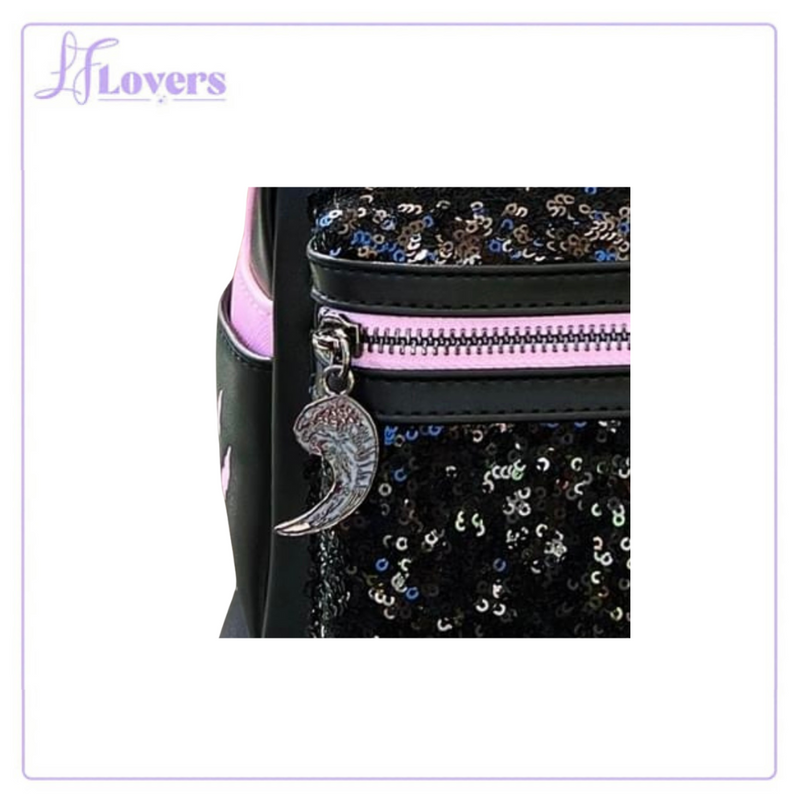 Load image into Gallery viewer, Loungefly Jurassic Park Sequin Pink Floral Mini Backpack
