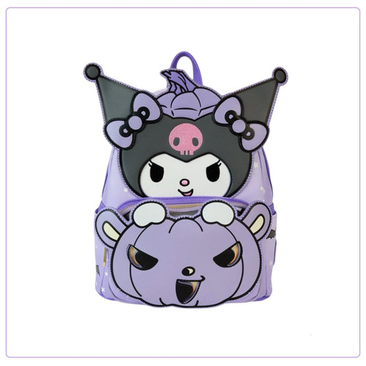 Loungefly Sanrio Kuromi Pumpkin Mini Backpack