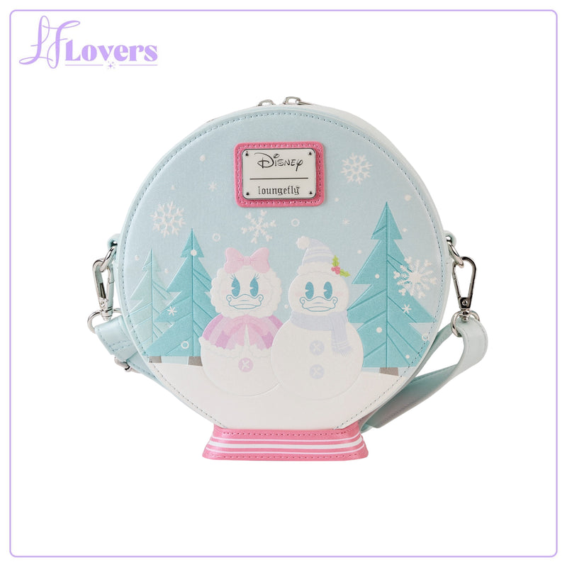 Load image into Gallery viewer, Loungefly Disney Mickey and Friends Winter Snowglobe Crossbody - LF Lovers
