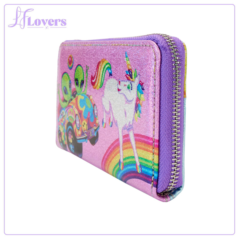Loungefly Lisa Frank Colour Block Wallet - PRE ORDER– LF Lovers