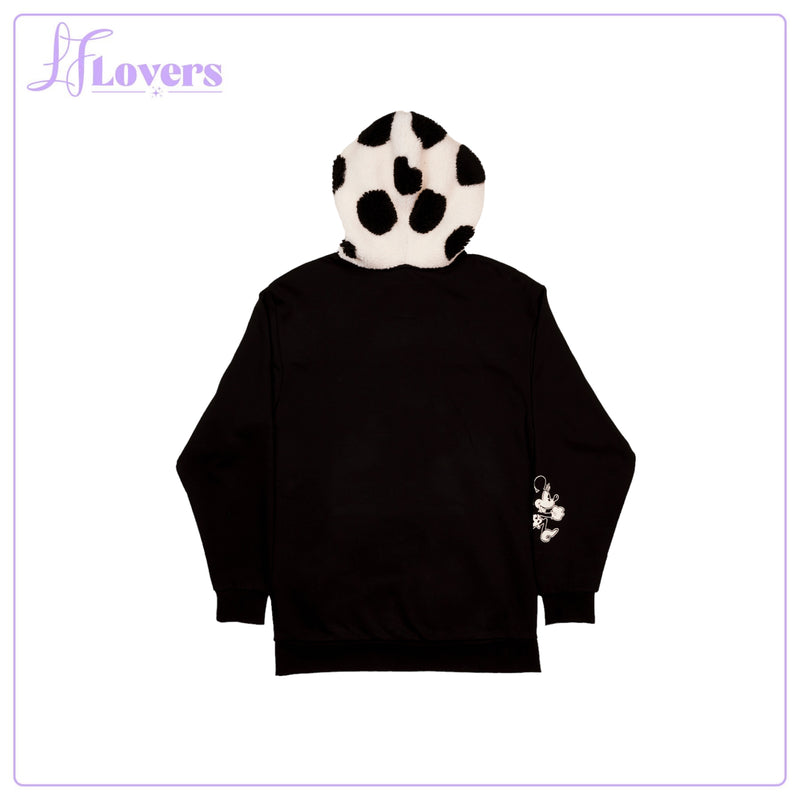 Load image into Gallery viewer, Loungefly Disney Minnie Rocks The Dots Sherpa Unisex Hoodie - LF Lovers
