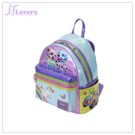 Loungefly Lisa Frank Colour Block Mini Backpack - LF Lovers