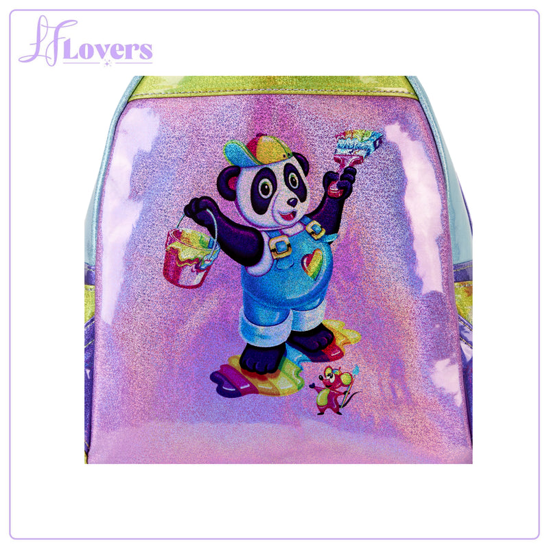 Load image into Gallery viewer, Loungefly Lisa Frank Colour Block Mini Backpack - LF Lovers
