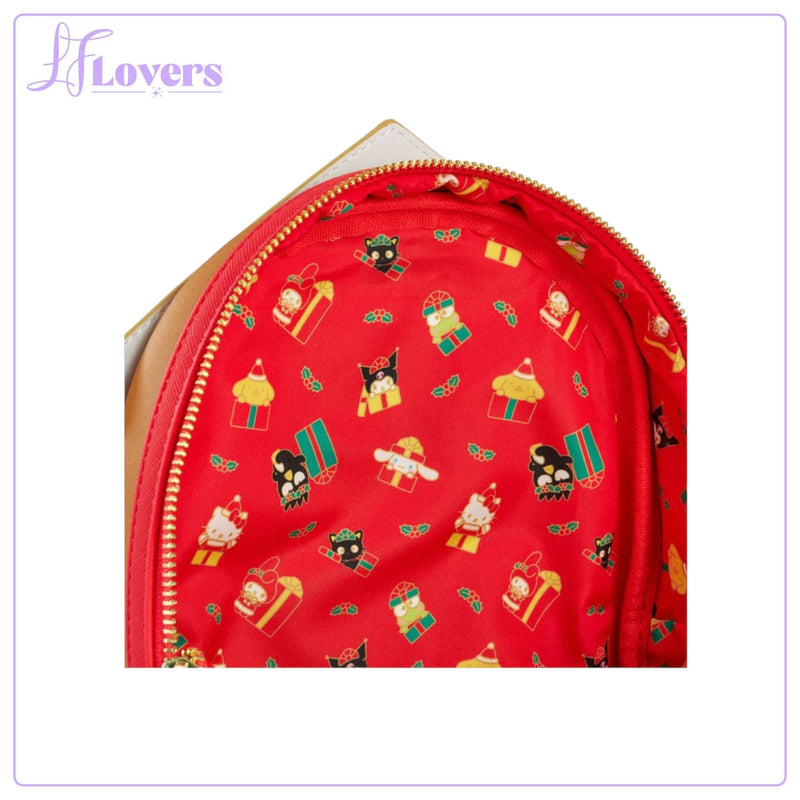 Load image into Gallery viewer, Loungefly Sanrio Hello Kitty and Friends Gingerbread House Mini Backpack
