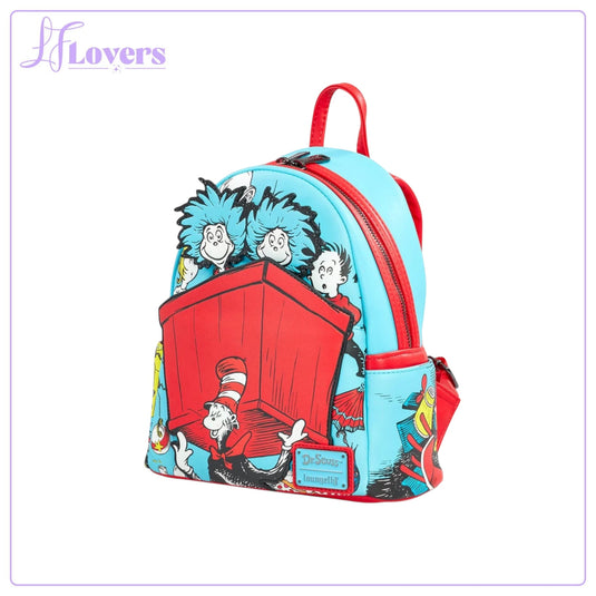 Loungefly Dr Seuss Thing 1&2 Box Mini Backpack