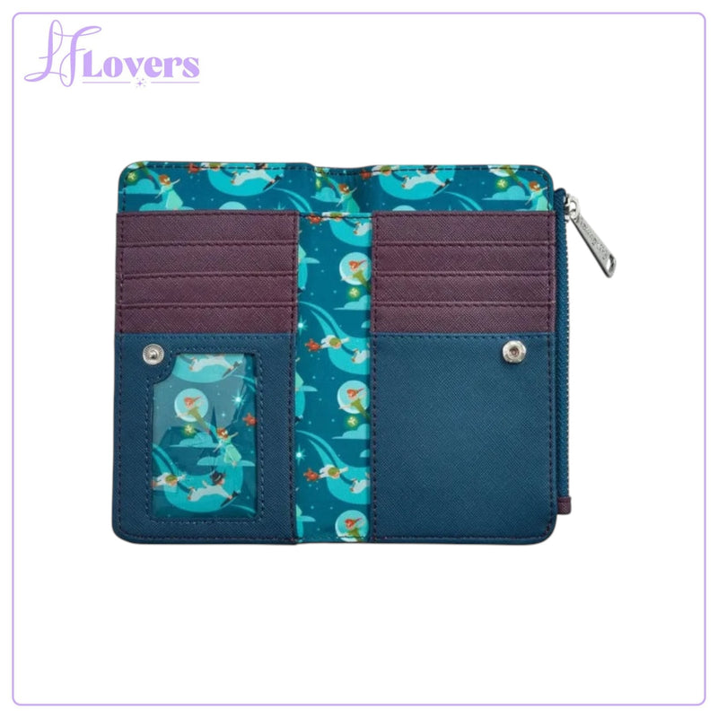 Load image into Gallery viewer, Loungefly Disney Peter Pan Scene Zip Around Wallet
