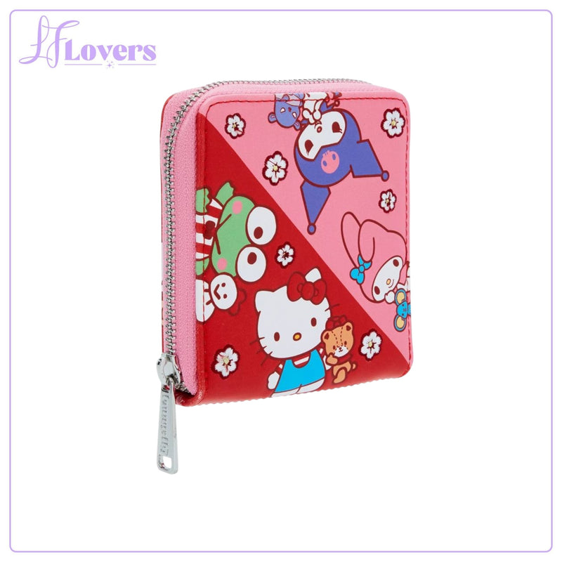 Load image into Gallery viewer, Loungefly Sanrio Hello Kitty &amp; Friends Colour Block Zip Around Wallet - PRE ORDER
