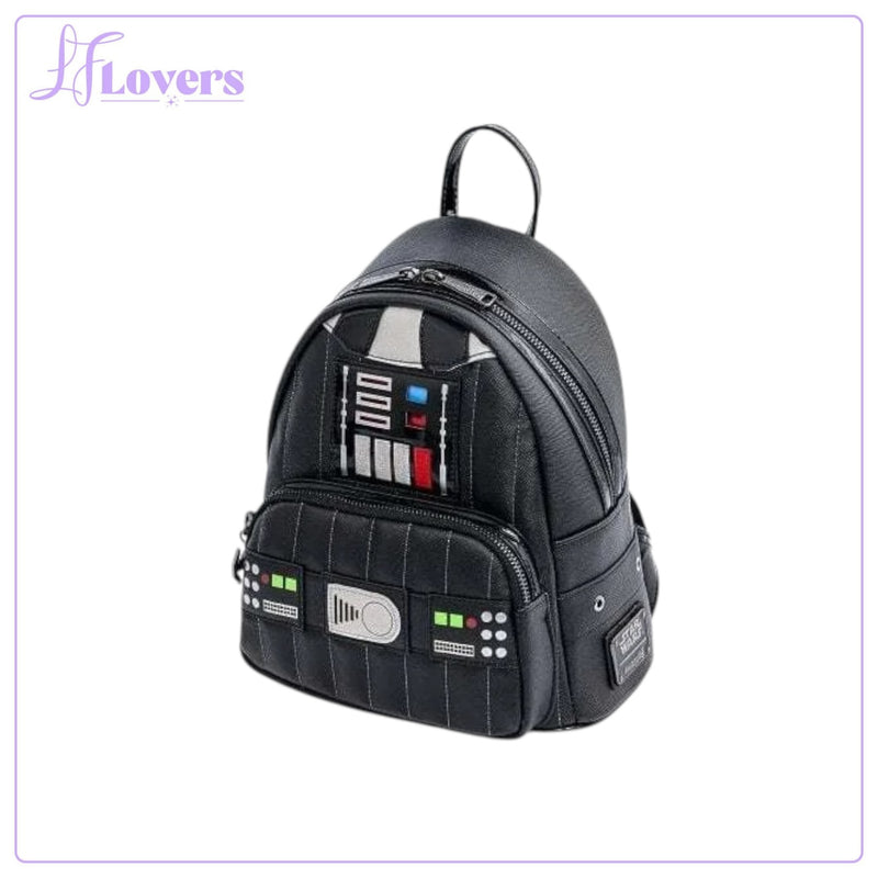 Load image into Gallery viewer, Loungefly Star Wars Darth Vader Light Up Cosplay Mini Backpack
