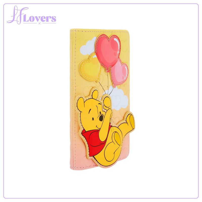 Load image into Gallery viewer, Loungefly Disney Winnie the Pooh Heart Balloon Pooh Bear Wallet
