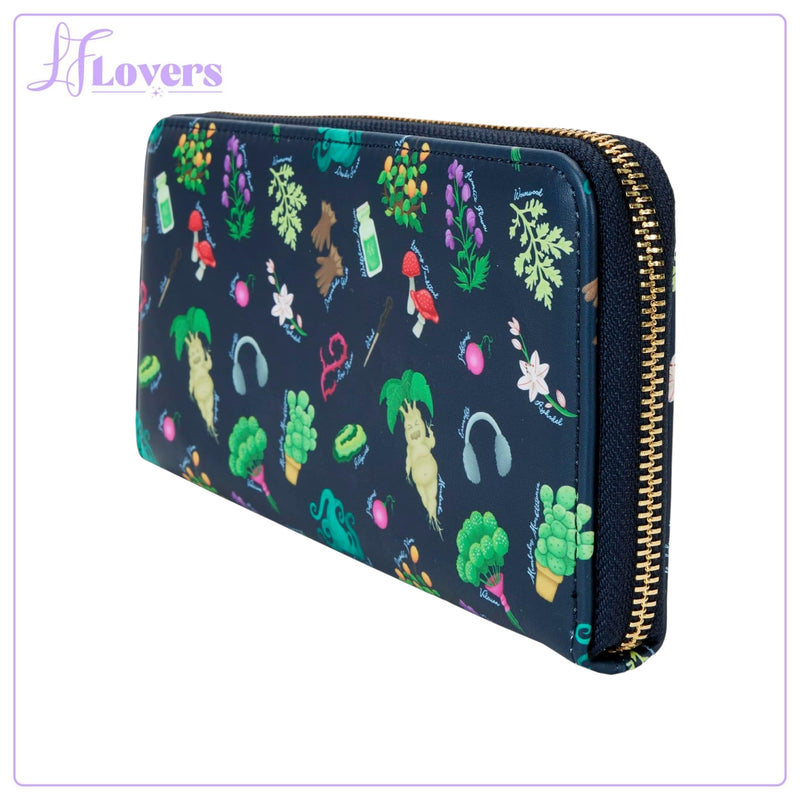 Load image into Gallery viewer, Loungefly Harry Potter Herbology AOP Zip Around Wallet
