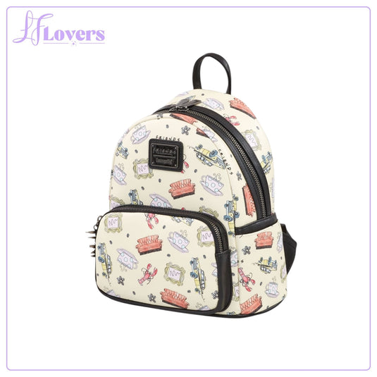 Loungefly Warner Brothers Friends Lobster AOP Mini Backpack