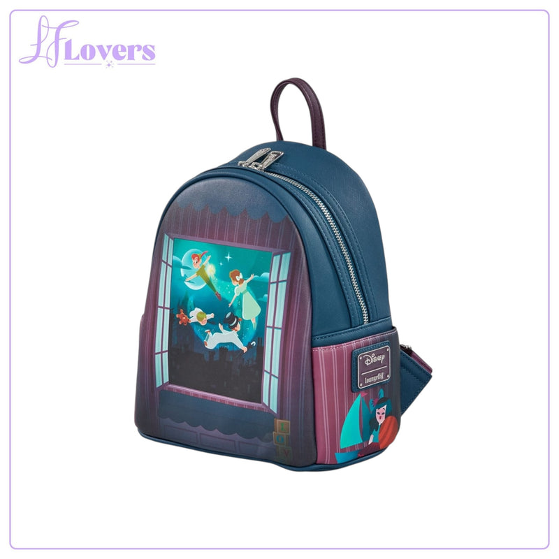 Load image into Gallery viewer, Loungefly Disney Peter Pan Scene Mini Backpack
