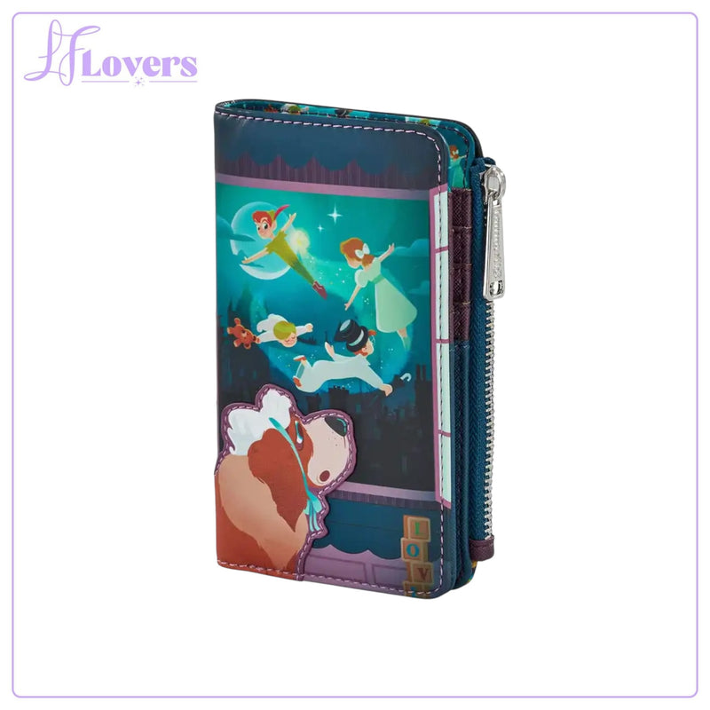 Load image into Gallery viewer, Loungefly Disney Peter Pan Scene Zip Around Wallet
