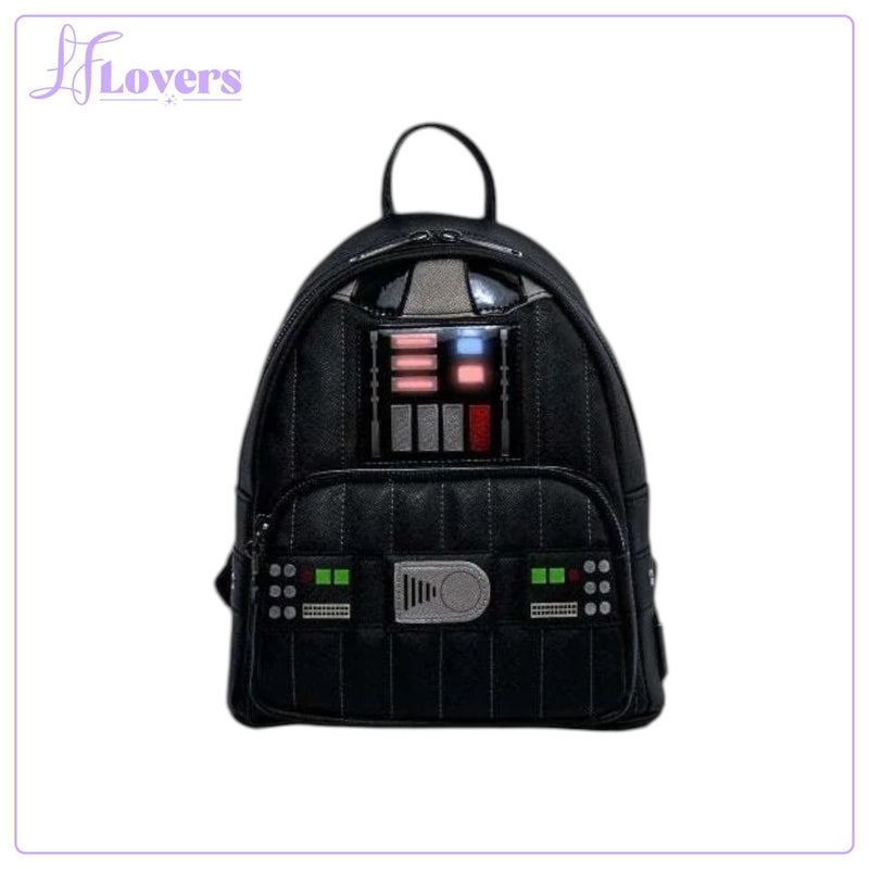 Load image into Gallery viewer, Loungefly Star Wars Darth Vader Light Up Cosplay Mini Backpack
