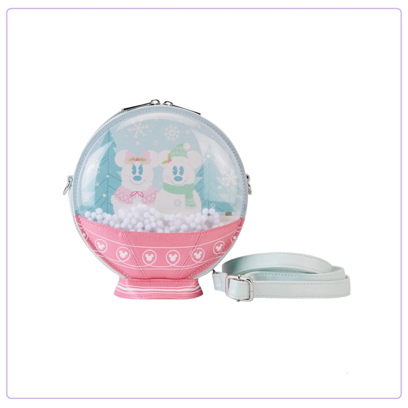 Load image into Gallery viewer, Loungefly Disney Mickey and Friends Winter Snowglobe Crossbody - LF Lovers
