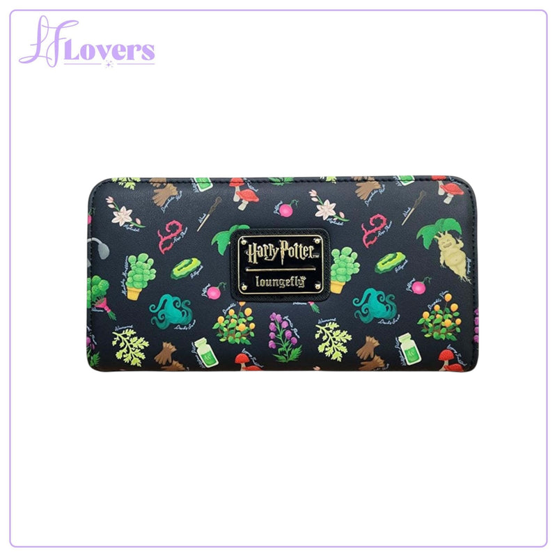 Load image into Gallery viewer, Loungefly Harry Potter Herbology AOP Zip Around Wallet
