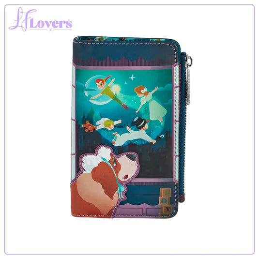 Loungefly Disney Peter Pan Scene Zip Around Wallet