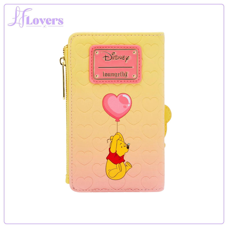 Load image into Gallery viewer, Loungefly Disney Winnie the Pooh Heart Balloon Pooh Bear Wallet
