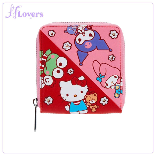 Loungefly Sanrio Hello Kitty & Friends Colour Block Zip Around Wallet - PRE ORDER